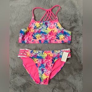 New Girls Unicorn Girls Swim Suit. Size 14–16